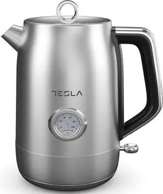 Produktbild von Tesla KT500X, 1,7 l, 2200 W, Edelstahl, Kunststoff, Edelstahl, Wasserstandsanzeige, Überhitzungsschutz