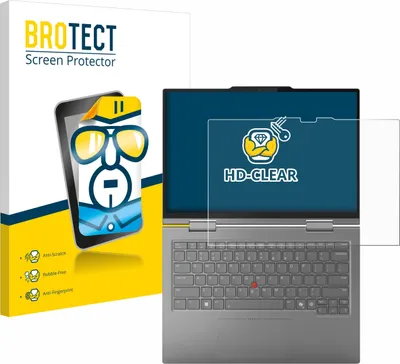 Produktbild von Für Lenovo ThinkPad X1 2-in-1 Gen 10 14" Schutzfolie BROTECT Displayschutz Display Schutz Folie Klar Transparent