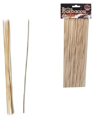 Produktbild von 55 Stück Spießchen aus Holz, Länge 25 cm, Beutel mit 100 Stück
