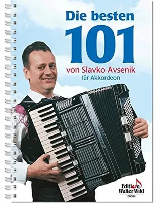 Productafbeelding van Accordeon muziekboek accordeon noten - De 101 van Slavko Avsenik - Muziekboek