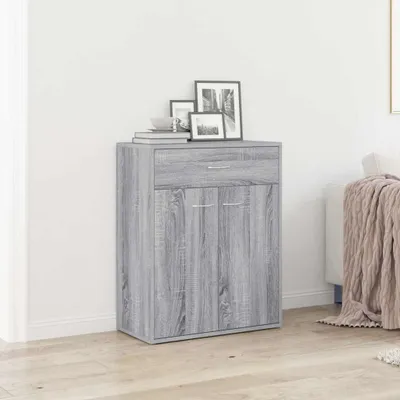 Obrázek produktu pro vidaXL Příborník Grey Sonoma 60x30x75 cm výrobek z odvozeného dřeva