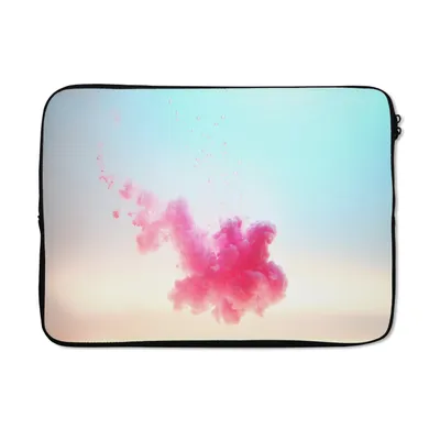 Produktbild von MuchoWow® Laptop Hülle 13 Zoll Rosa Wolke Laptoptasche - Laptophülle - Sleeve - Rundumschutz