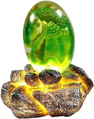 Productafbeelding van Gloeivormige dinosaurus, lavakristal, sculptuur, decoratie