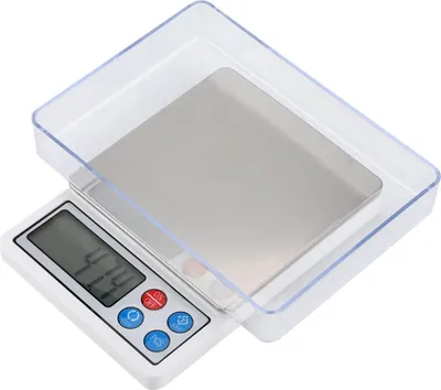Obrázek produktu pro Přenosná mini digitální váha s elektronickým měřením (2 kg/0,1 g) – vysoká přesnost měření