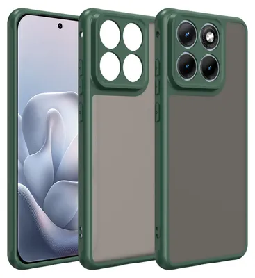 Produktbild von Motorola Edge 70 Fusion Hülle - Coverup Mattes Transparentes Back Cover mit Kameraschutz - Grün
