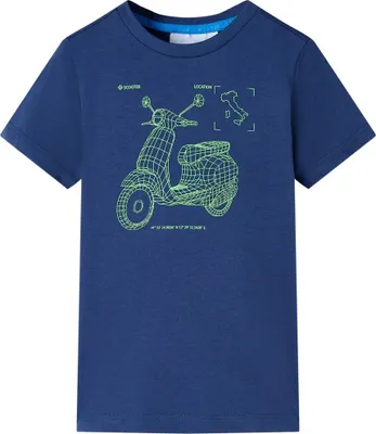 Produktbild von CLORIS Kinder-T-Shirt Dunkelblau 104, 0,15 kg