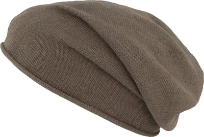 Kopka unifarbene Beanie aus 100% Baumwolle in grau