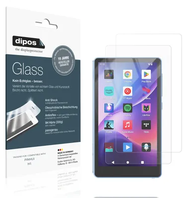 Produktbild von 2x Schutzfolie für PINHUI H1 matt - Anti-Shock 9H Folie dipos Glass Kunststoffglas
