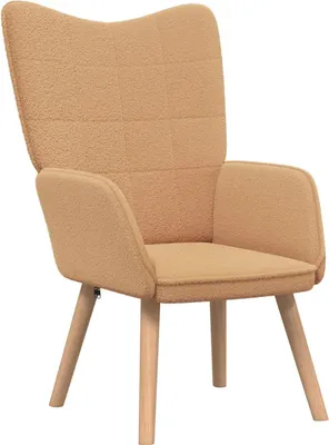 Obrázok produktu pre vidaXL Kreslo Béžová 62 x 67 x 95,5 cm Sherpa látka