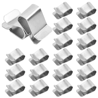 Obrázok produktu pre 25 kusov oceľových svorky, U-svorka z nehrdzavejúcej ocele, 21,4 mm x 12 mm
