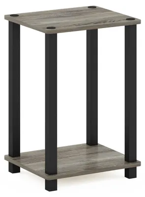 Produktbild von Furinno Besi Industrieller Mehrzweck-Beistelltisch mit Metallrahmen, Finneiche