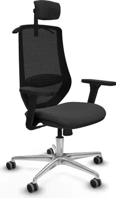 Produktbild von Bürostuhl mit Kopfstütze Mardos Piqueras y Crespo D086G2H Dunkelgrau