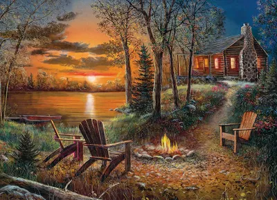 Produktbild von Cobble Hill Puzzle Fireside - 500 Teile Puzzle-Spaß für die Familie