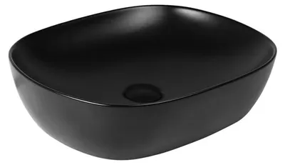 Imagen del producto de OLTENS - Lavabo de encimera oval, modelo Hamnes, 49 x 39,5 cm