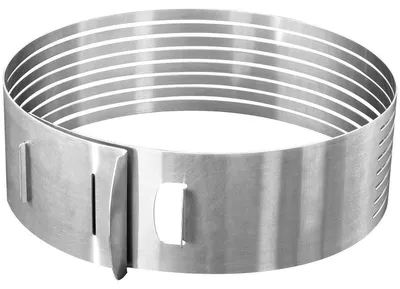 Productafbeelding van Zenker 7701 Hulpstuk voor het snijden van taartbodems, geschikt voor patisserie, voor diameters van 26 en 28 cm, taartsnijder