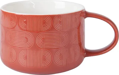 Obrázek produktu pro Maxwell & Williams KL0273 Jumbotasse 500 ml CREST Terracotta, Porzellan