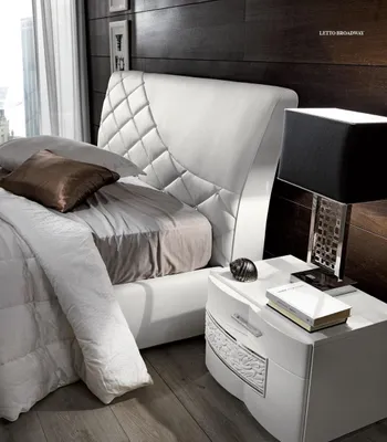 Produktbild von Bett Bettgestelle Bettrahmen Betten Doppel Luxus Doppelbett Weiß Modern Design