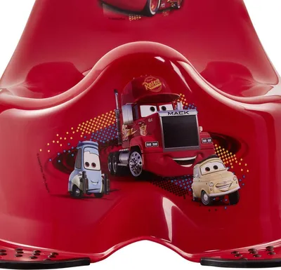 Image de keeeper kids pot pour bébé "adam cars", rouge Couleur : cherry red avec impression, avec pieds caoutchoutés, - 1 pièce (1867040117100)