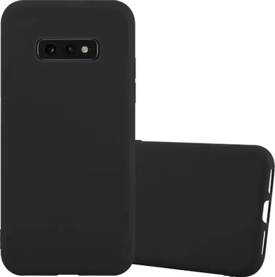 Zdjęcie produktu dla Etui Cadorabo do Samsung Galaxy S10e w kolorze czarnym, silikonowe etui TPU na telefon komórkowy