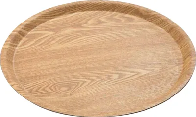 Produktbild von Tablett - Braun - Holzfaser - Ø 39 cm