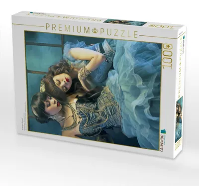 Produktbild von CALVENDO Puzzle Burlesque-Tänzerin | 1000 Teile Lege-Größe 64x48cm Foto-Puzzle für glückliche Stunden