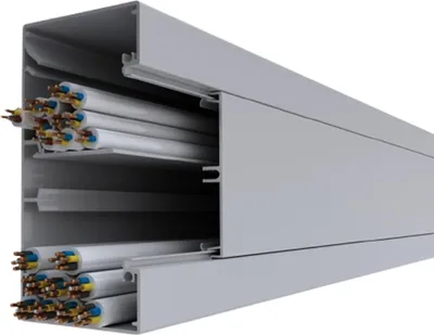 Produktbild von GGK BRA3 Alu Brüstungskanal Unterteil, H=62, B=170mm, reinweiß RAL 9010, Stange mit 2m, 1 Stk.