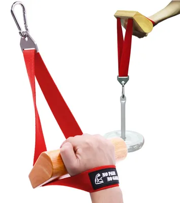 Obrázek produktu pro Rukojeť pro posilování zápěstí – ergonomický dřevěný tréninkový nástroj pro posilování předloktí a zápěstí