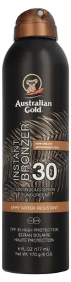 Produktbild von Australian Gold Instant Bronzer Continuous Spray SPF30