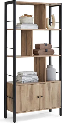 Produktbild von VASAGLE Bücherregal, Bücherschrank, Standregal, 4 offenen Regalebenen