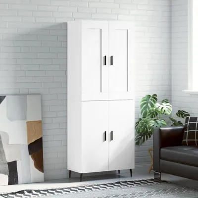 Produktbild von vidaXL Highboard Weiß 69,5x34x180 cm Holzwerkstoff