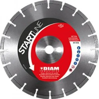 Image de Disque diamant Ø125 mm DIAM pour béton pierre parpaing - BS60125/22