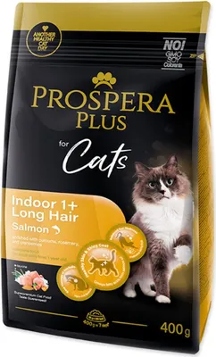 Image de Prospera Plus Indoor 1+ Lachs Longhair 0.4kg