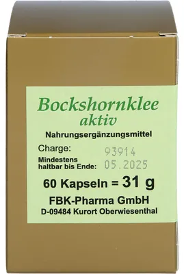 Image de FBK Capsules de fenugrec actif, 60 capsules