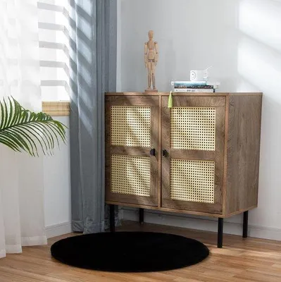 Image de Tapis rond à poils longs Unyqoos®, noir – Hauteur du poil : 30 mm, doux et moelleux, lavable jusqu'à 30°C, envers antidérapant, idéal pour le salon et la chambre