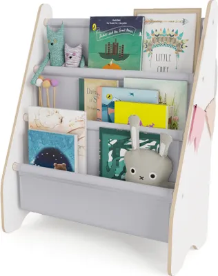 Produktbild von MAMOI® Bücherregal für kinder, Bücherkiste für kinderzimmer, Book shelf, Buchregal, Wandregal kinderregal, Kinderbücherregal, Bücherbank aus holz für Kleinkind, Kindermöbel für kleines kind