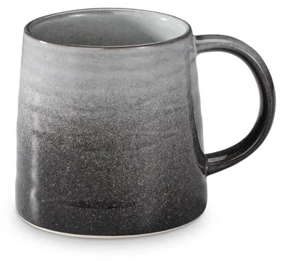 Productafbeelding van Grote koffiemok, 500 ml, keramiek, met handvat, grijs