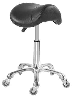 Produktbild von Massagestuhl mit Rollen, höhenverstellbar und schwarz
