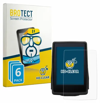 Produktbild von 6x Für Sigma ROX 4.0 SE Schutzfolie BROTECT Displayschutz Display Schutz Folie Klar Transparent