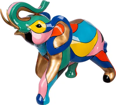 Zdjęcie produktu dla Casablanca Figur, Elefant, "2. Wahl", Kunstharz, mehrfarbig, , L. 18 cm, B. 43 cm, H. 33 cm 51731