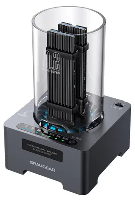 Produktbild von GRAUGEAR Docking Station 4.0 für M.2 NVMe/NGFF SSD USB 3.2
