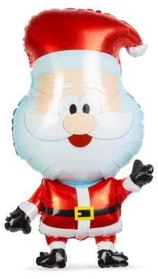 Productafbeelding van Kerstballon - Aluminiumfolie - Kerstman - 80 x 48 cm