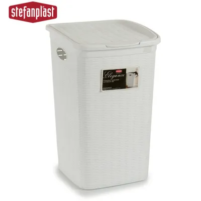 Produktbild von Wäschekorb Weiß (50L) (36,5 x 54,5 x 38 cm)