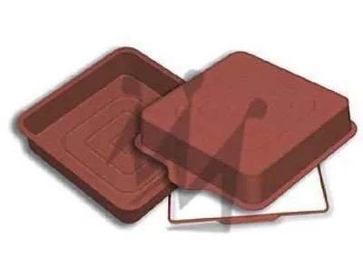 Produktbild von BACKFORM Kuchenform Silikon Backblech 23,5 x 23,5 cm SILIKOMART