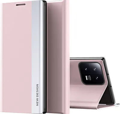 Obrázek produktu pro Pouzdro Xiaomi 13 Pro, koženéPolyuretanmagnetické flipové pouzdro pro Xiaomi 13 Pro Pink