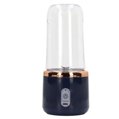 Obrázek produktu pro Přenosný mixér, 400 ml, 6 nožů, 22 000 otáček za minutu, 1500 mAh, bezpečný pro potraviny PCTG, funkce nabíjení USB, cestovní mixér na ovoce, zeleninu a kávu