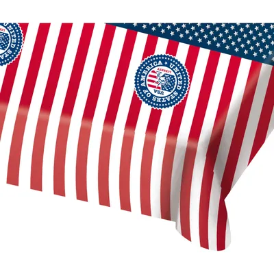 Produktbild von tischtuch USA 130 x 180 cm rot/weiß/blau
