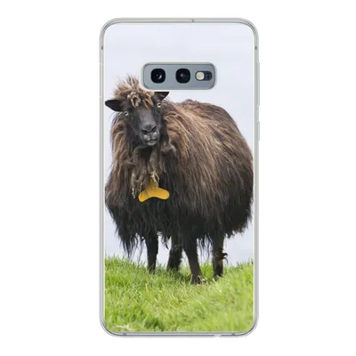 Produktbild von MuchoWow® Handyhülle Schutzhülle Hülle für Samsung Galaxy S10e Schafe - Braun - Meer Silikon Softcase Handy Hülle - Handy