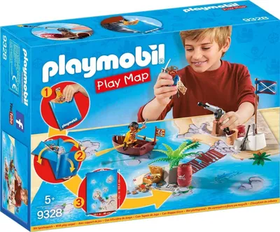 Produktbild von PLAYMOBIL 9328 Play Map Piraten