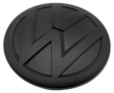 Produktbild von VW Amarok 2H Emblem Frontgrill matt schwarz Logo vorne Original VW Logo