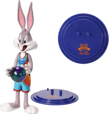 Zdjęcie produktu dla Noble Collection Space Jam 2 Bendyfigs Królik Bugs 19 cm NOB9587